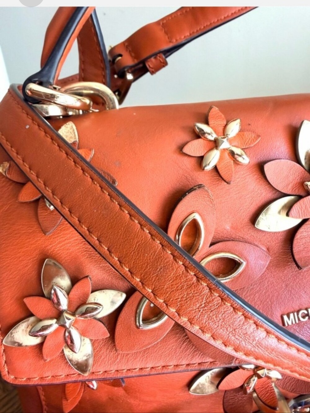 Michael Michael Kors Flowers Ava Top Handle Satchel - Picture 3 of 13
